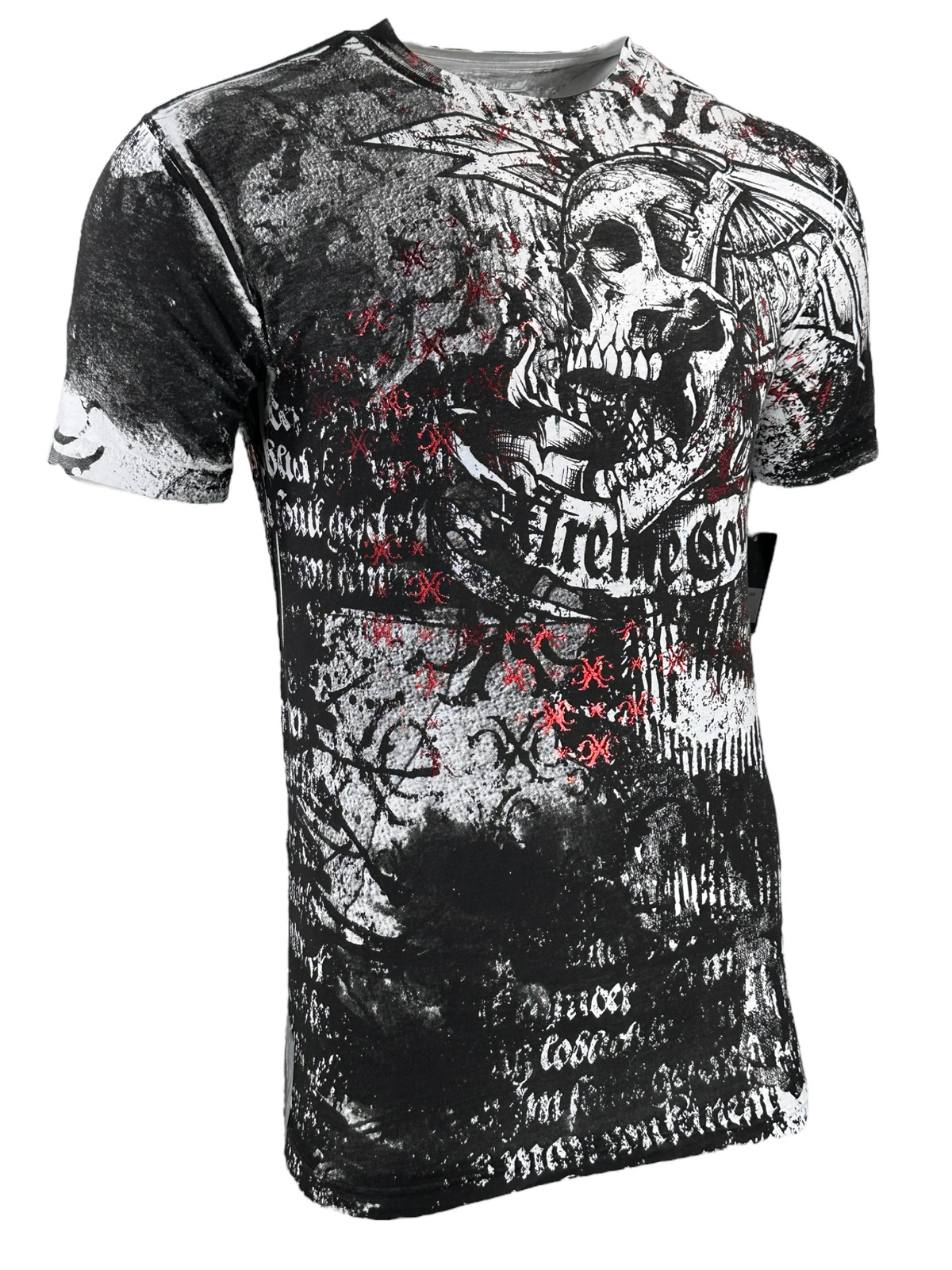 Xtreme Couture By Affliction Men's T-shirt Combatant Skull Biker S-5XL gallery
