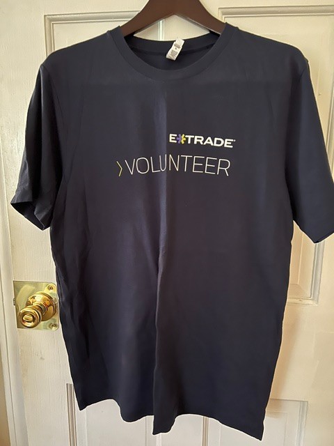 (2) E*Trade Cotton Shirts Navy Blue Mens XL pre-owned