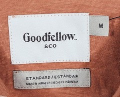 Men’s Polo Shirts Short Sleeve MEDIUM Green Orange 2 PACK Goodfellow 100% Cotton