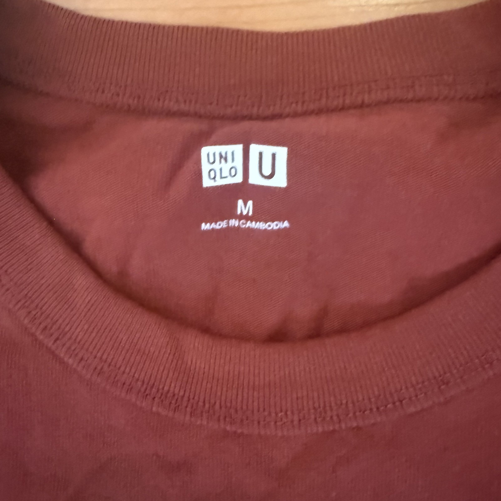 Uniqlo U Crew Neck Short Sleeve T-Shirt (Medium ; Burnt Orange) gallery