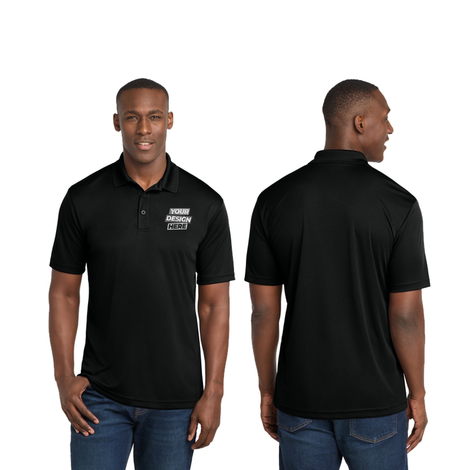 Sport-Tek Custom Printed PosiCharge Competitor Polo Gift For Him S-3XL gallery