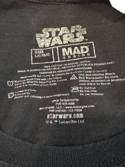 Star Wars Darth Vader Death Star Graphic Tee Shirt Mad Engine Men L Black