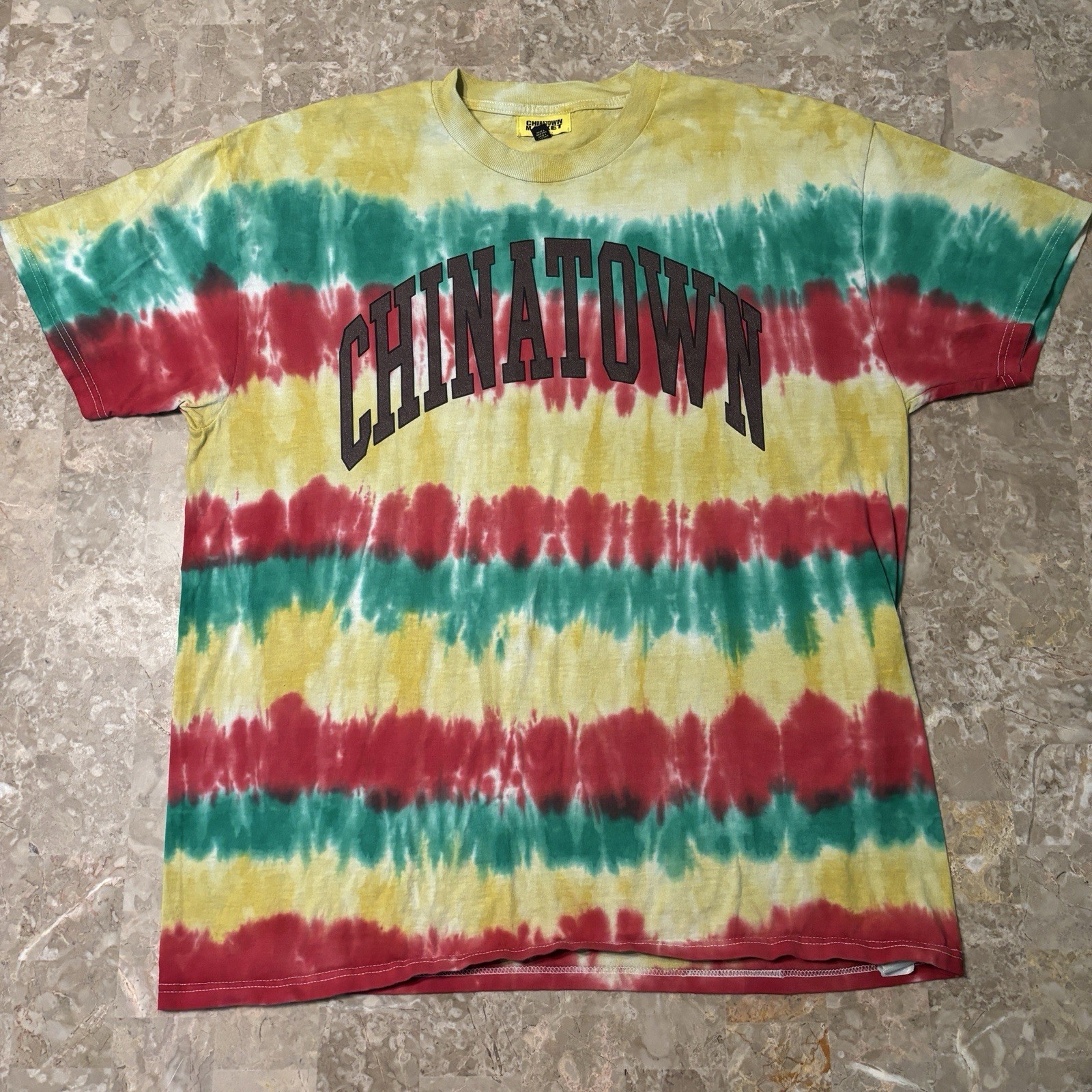 Chinatown Market Shirt Mens Large Tie Dye Short Sleeve Tee Lithuania gallery