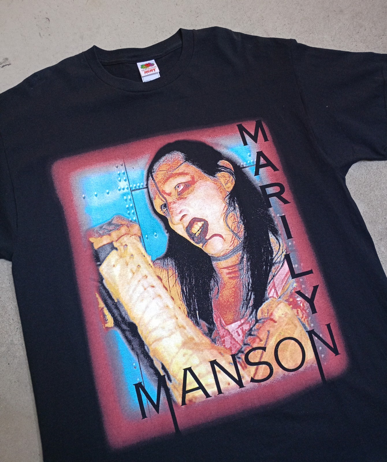 VINTAGE 2003 MARILYN MANSON T-SHIRT - THE GOLDEN AGE OF GROTESQUE-XL-MINT FOTL gallery