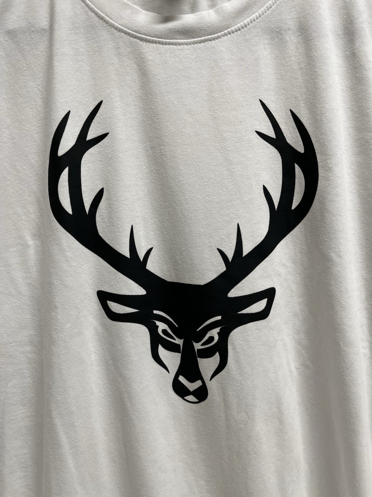 Bucked Up Mens Flag Logo White T Shirt Large New Without Tags Fitness Lifting gallery