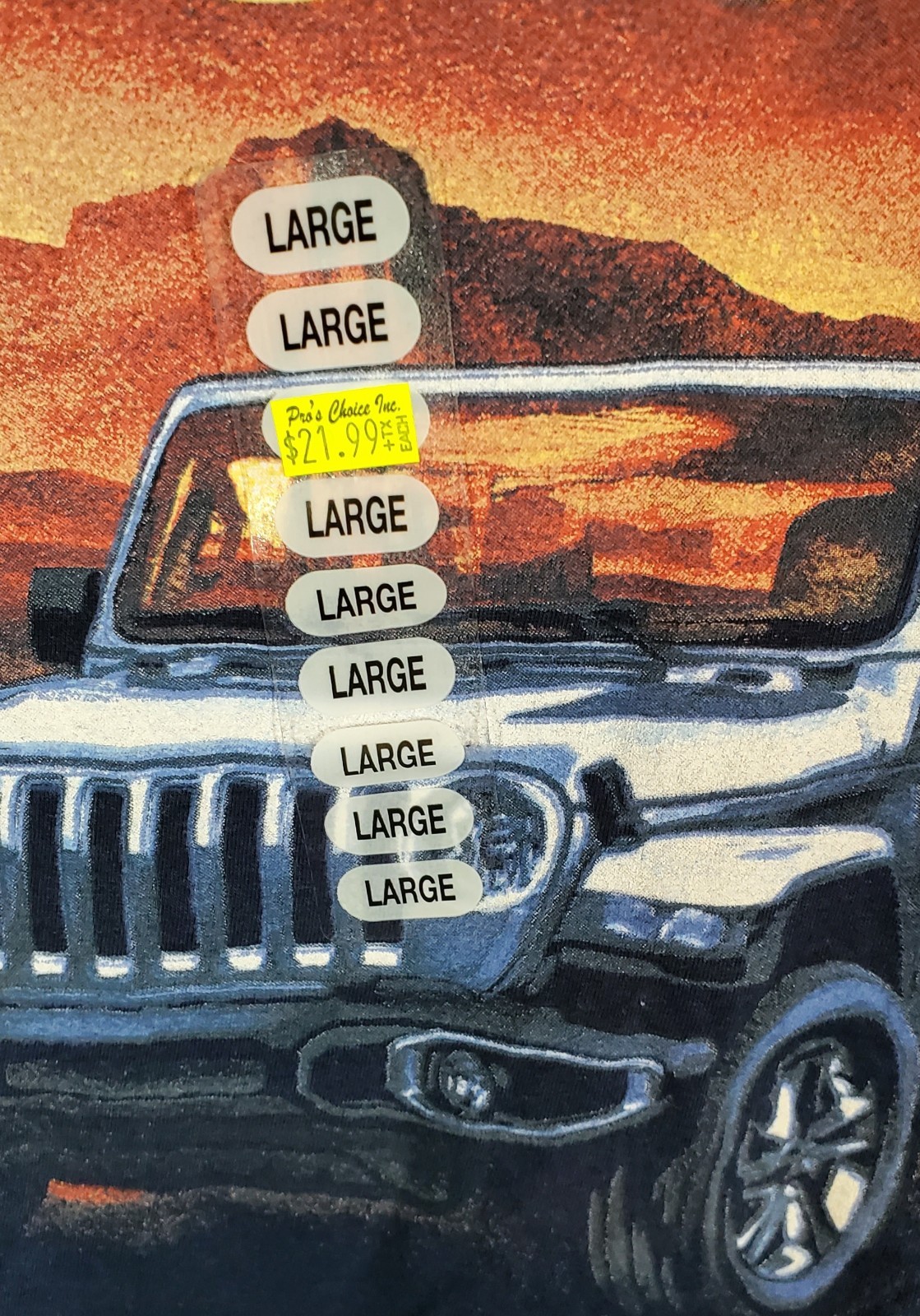 NWT Jeep Gladiator T-shirt Retro Vibe Size L Jedco Licensed Apparel gallery
