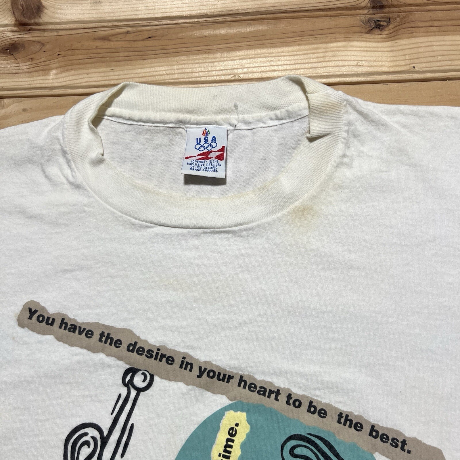 Vintage 90s USA Olympics Womens Track And Field Event Graphic Shirt Size XL gallery
