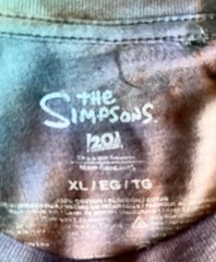 Bart Simpson ‘Squishee Kwik Mart’ Tye-Dye T-Shirt XL (tag hole-fixed See Photo)