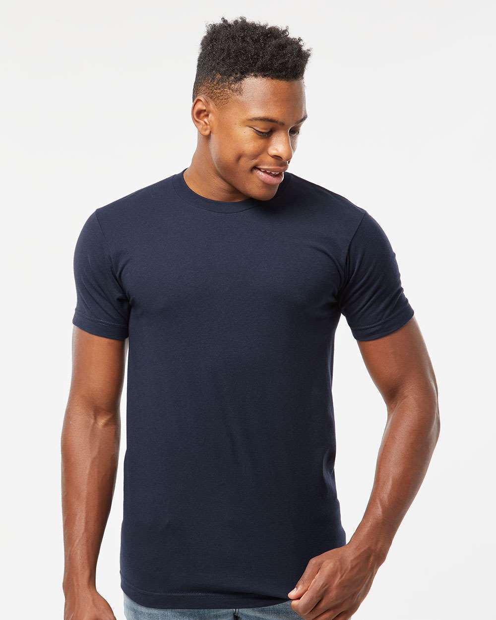 Tultex Unisex T Shirt Cotton/Polyester Short Sleeves Fine Jersey T-Shirt - 202 gallery
