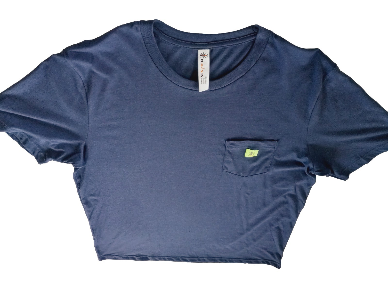 Humants Men's Large Workwear /Outdoor Jersey Pocket Tee Navy Blue heather Cotton gallery