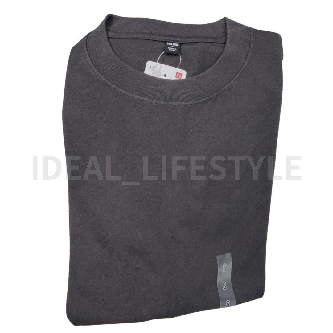UNIQLO Boxy Cropped T-Shirt S M L XL XXL 3XL 4XL Short Length Men 487962 NWT gallery