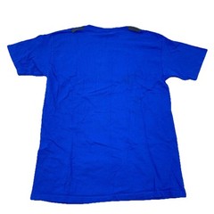Superman Shirt Men Medium Blue Tee Chest Shield Logo Abs Costume Cosplay Adult *