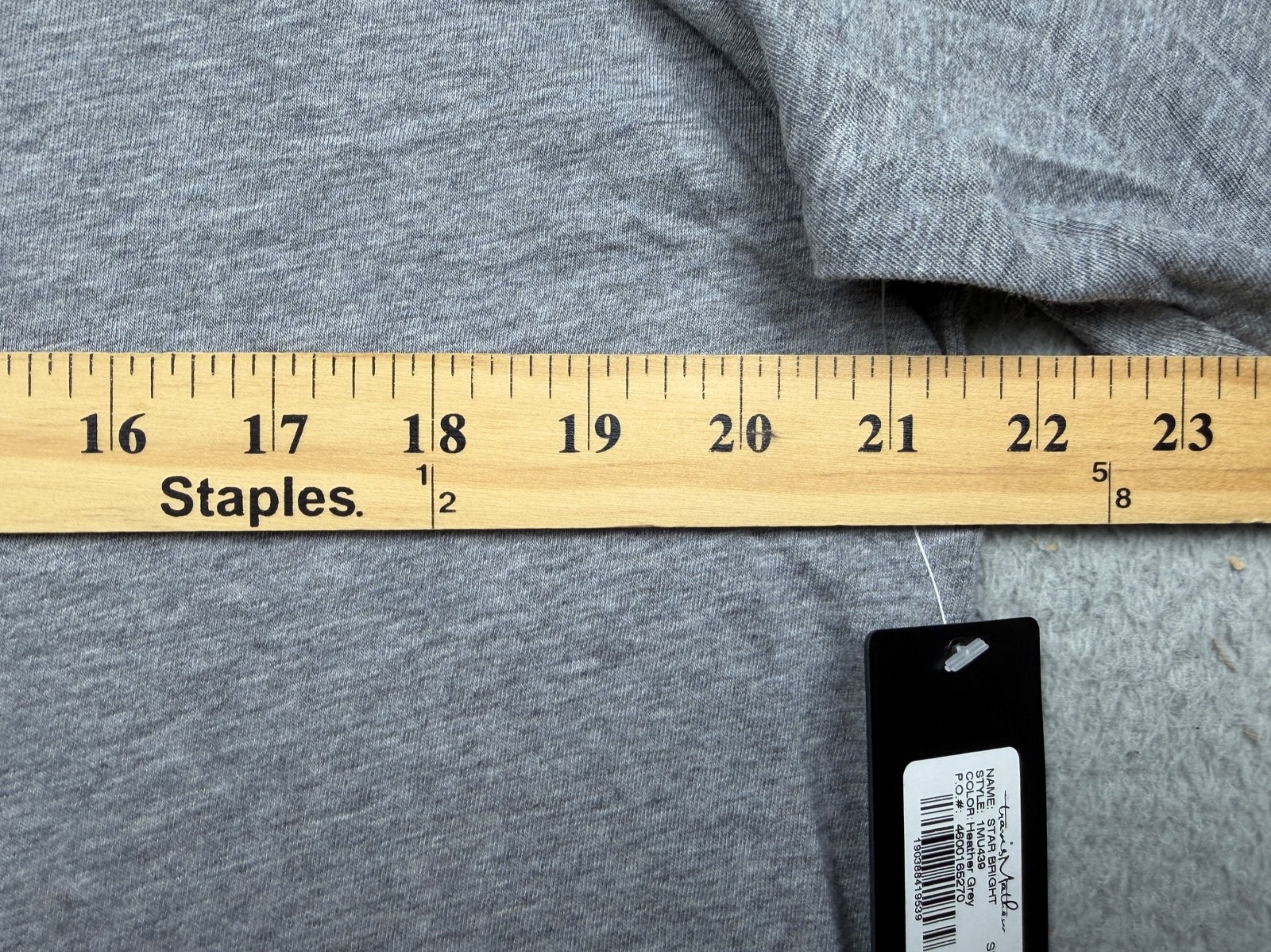 Travis Mathew Graphic T Shirt Mens Large Gray Star Stripes Pima Cotton Logo Flag gallery