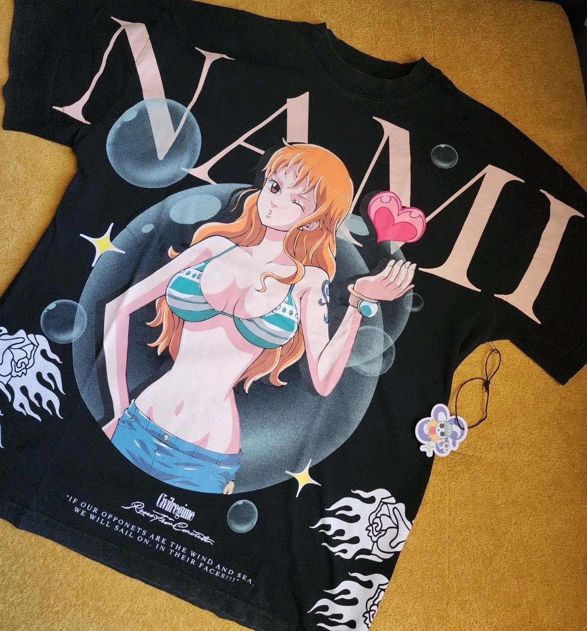 Civil Regime One Piece Namis Rise American Classic Oversized Tee Size Medium