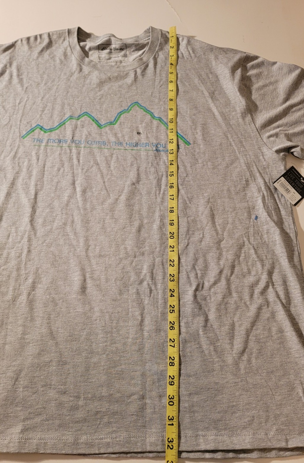 NWT The More You Climb The Higher You Get Eddie Bauer T Shirt 2XL polycotton gallery