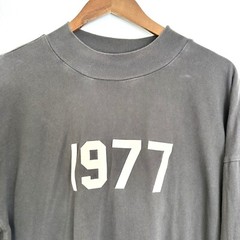 FOG Essentials 1977 Mock Neck Long Sleeve Tee Grey Size L