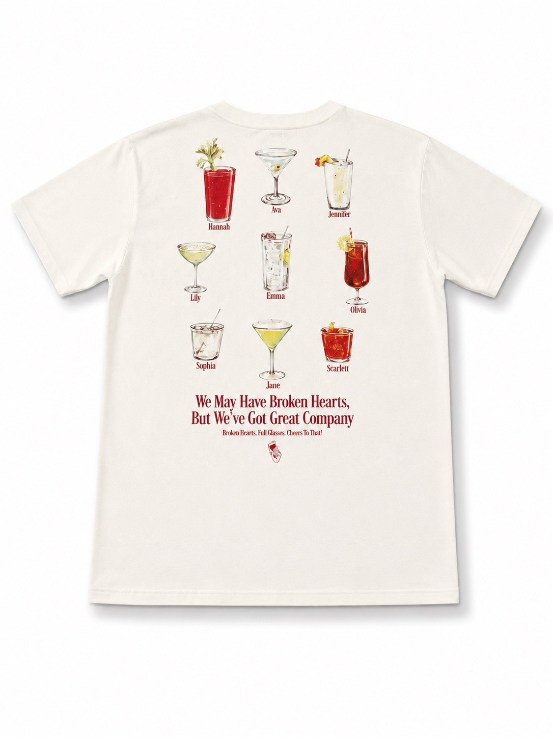 Broken Hearts Social Club Graphic Tee Men’s XXL White Streetwear Shirt gallery