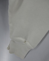 VGT LL Bean Duofold Shirt Men Medium White Base Layer Turtleneck Hiking 80s *