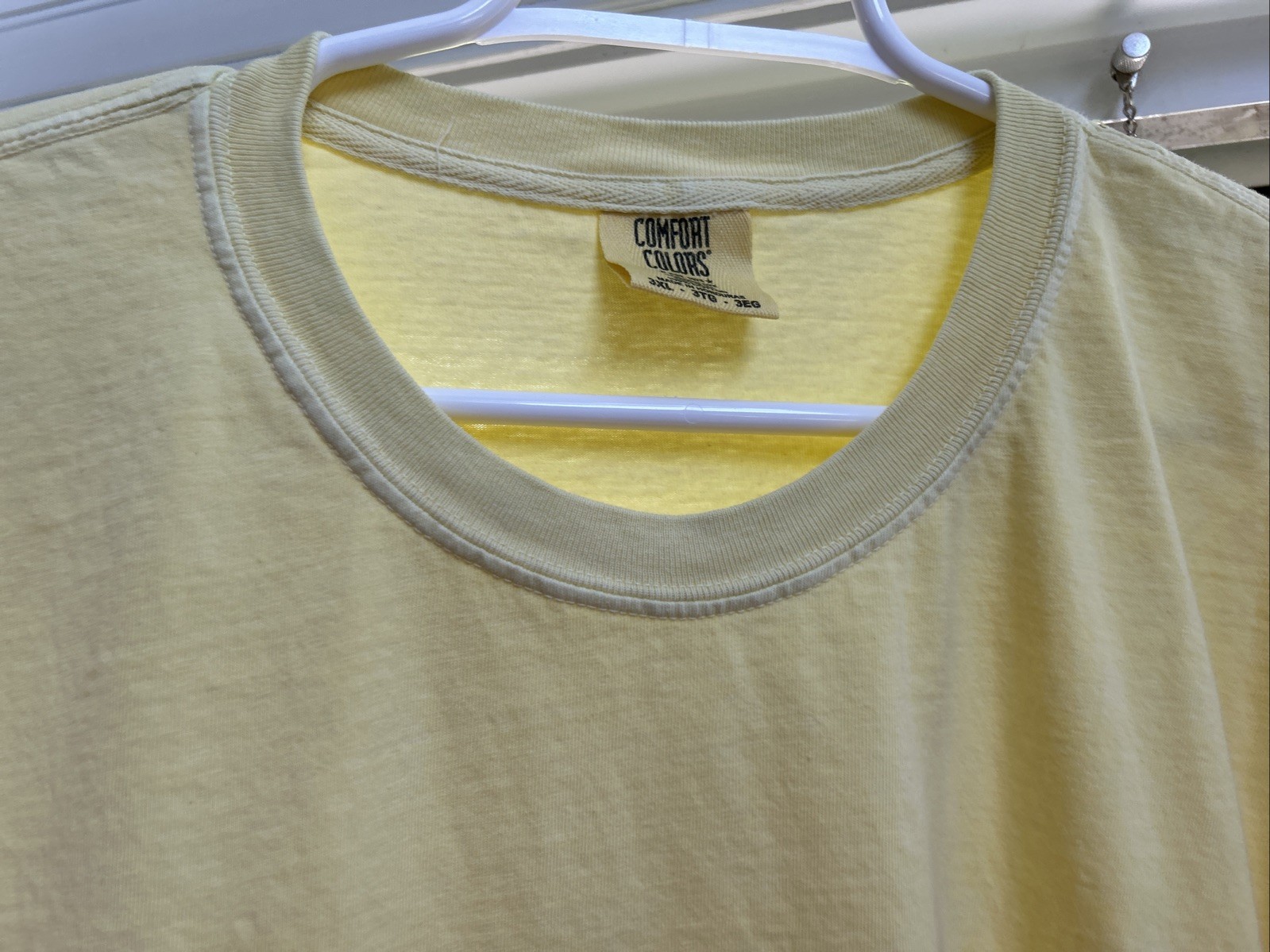 Comfort Colors Yellow Pocket Tee Unisex Short Sleeve Heavyweight T-shirt 3XL gallery
