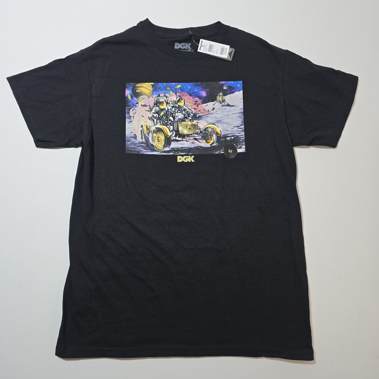 DGK Space Rover Money Planets T-Shirt Men's Medium NWT gallery
