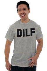 DILF Funny Crude Husband Graphic Novelty Mens Short Sleeve Crewneck Tee