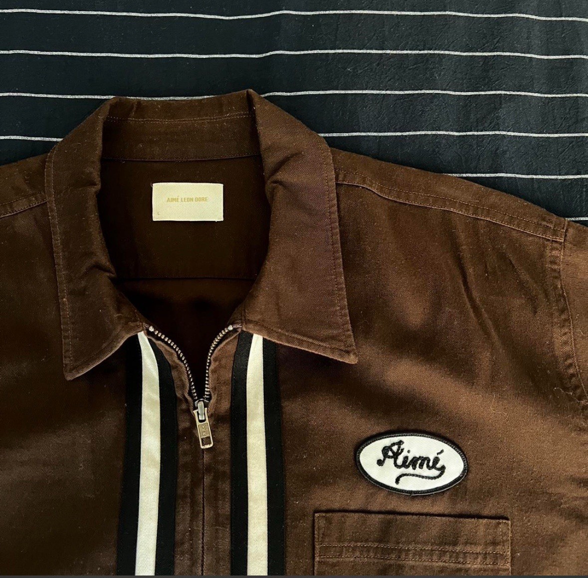 Aimé Leon Dore Station Shirt 'Hot Fudge' gallery