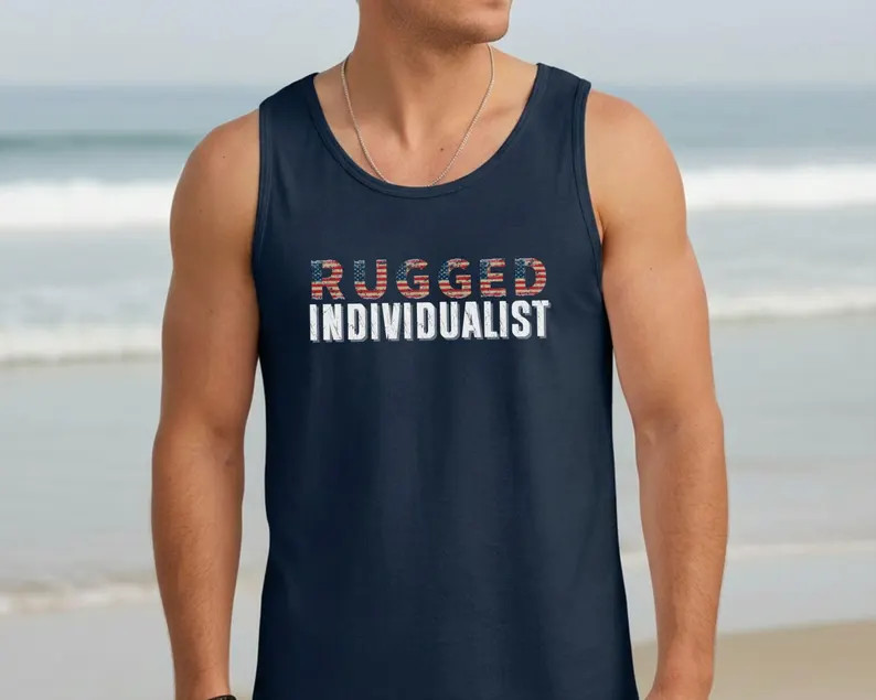 rugged individualist mens tank top