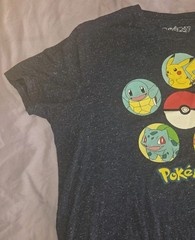 Pokémon 2016 2XL Navy tee tshirt Pikachu Squirtle Charmander Meowth Bulbasaur