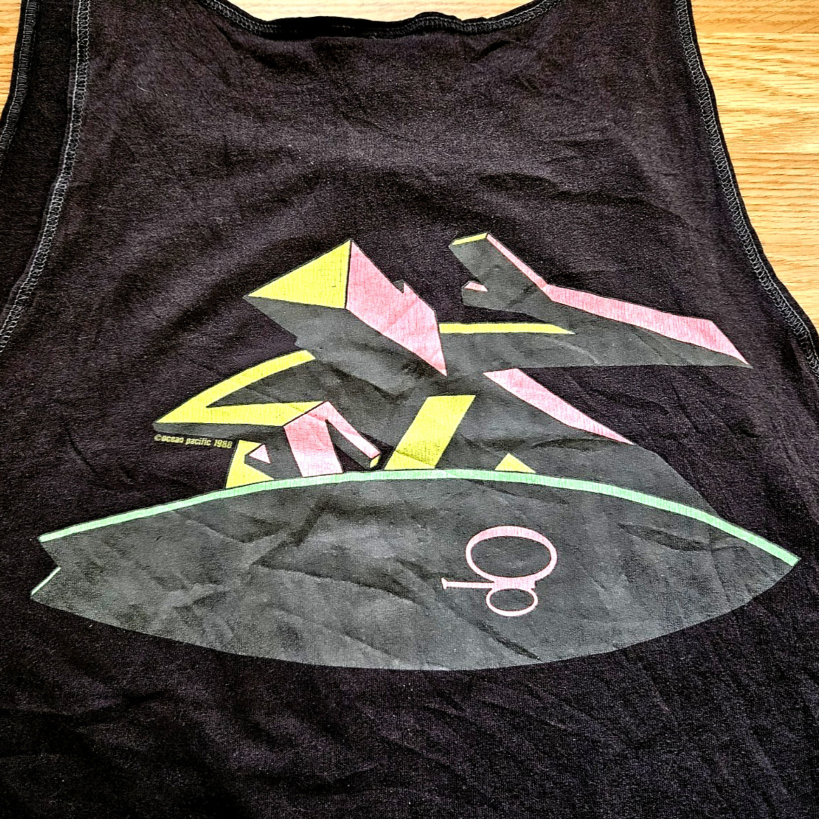 Vintage 80s OP Ocean Pacific Surf Tank Top Beach Surfing Men's Size XL gallery