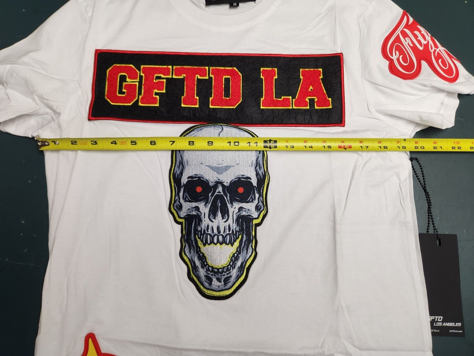 GFTD LA Los Angeles GT High Tee Graphic Print Stretch TShirt NWT FREE SHIP Med gallery