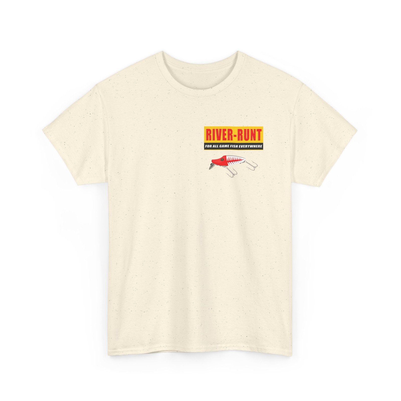 Heddon River Runt Lure Vintage Spook Fishing Bait Tackle 2 sided Graphic T-Shirt