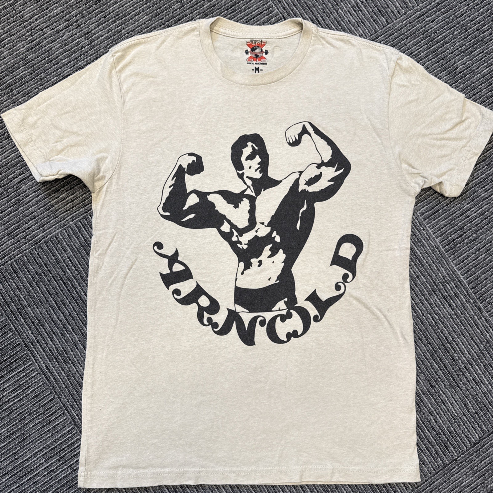 Arnold’s Pump Club Arnold Schwarzenegger “Olympia Pose” Official Merch Tee SZ M