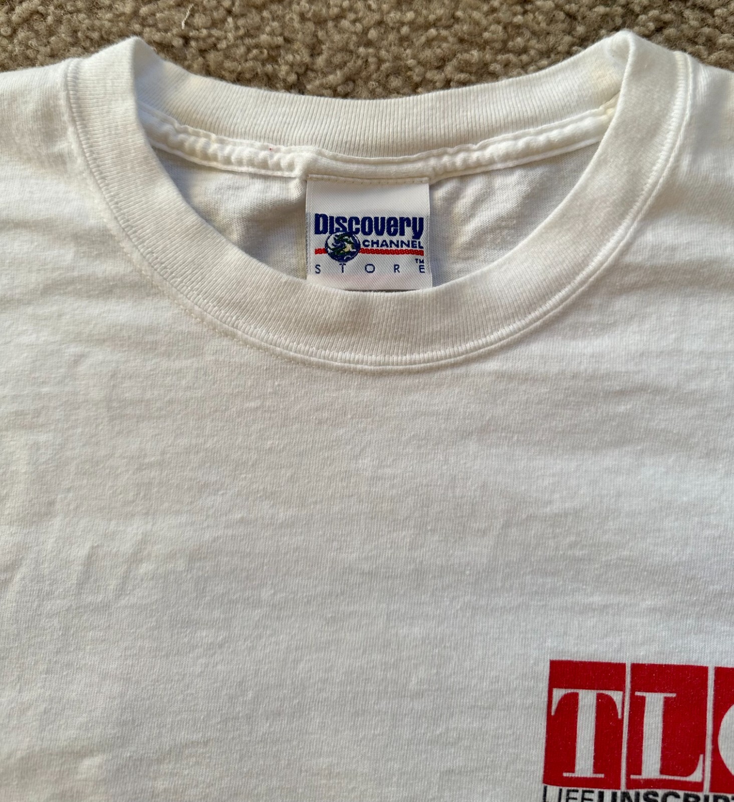 TLC Trading Spaces T Shirt Mens Medium TV Show Promo White Short Sleeve VTG Y2K gallery