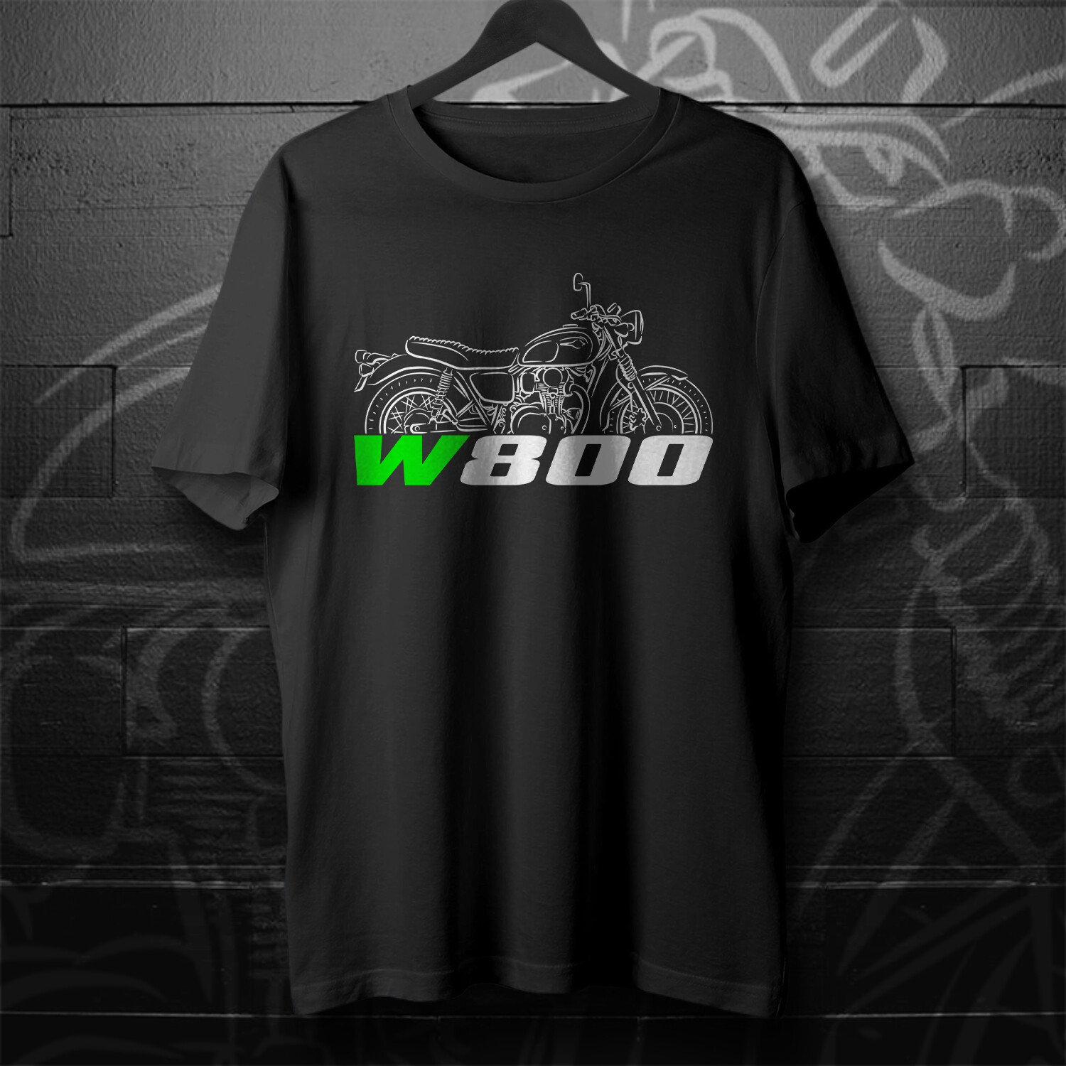 Kawasaki W800 2011-2024 – Motorcycle T-Shirt for Riders
