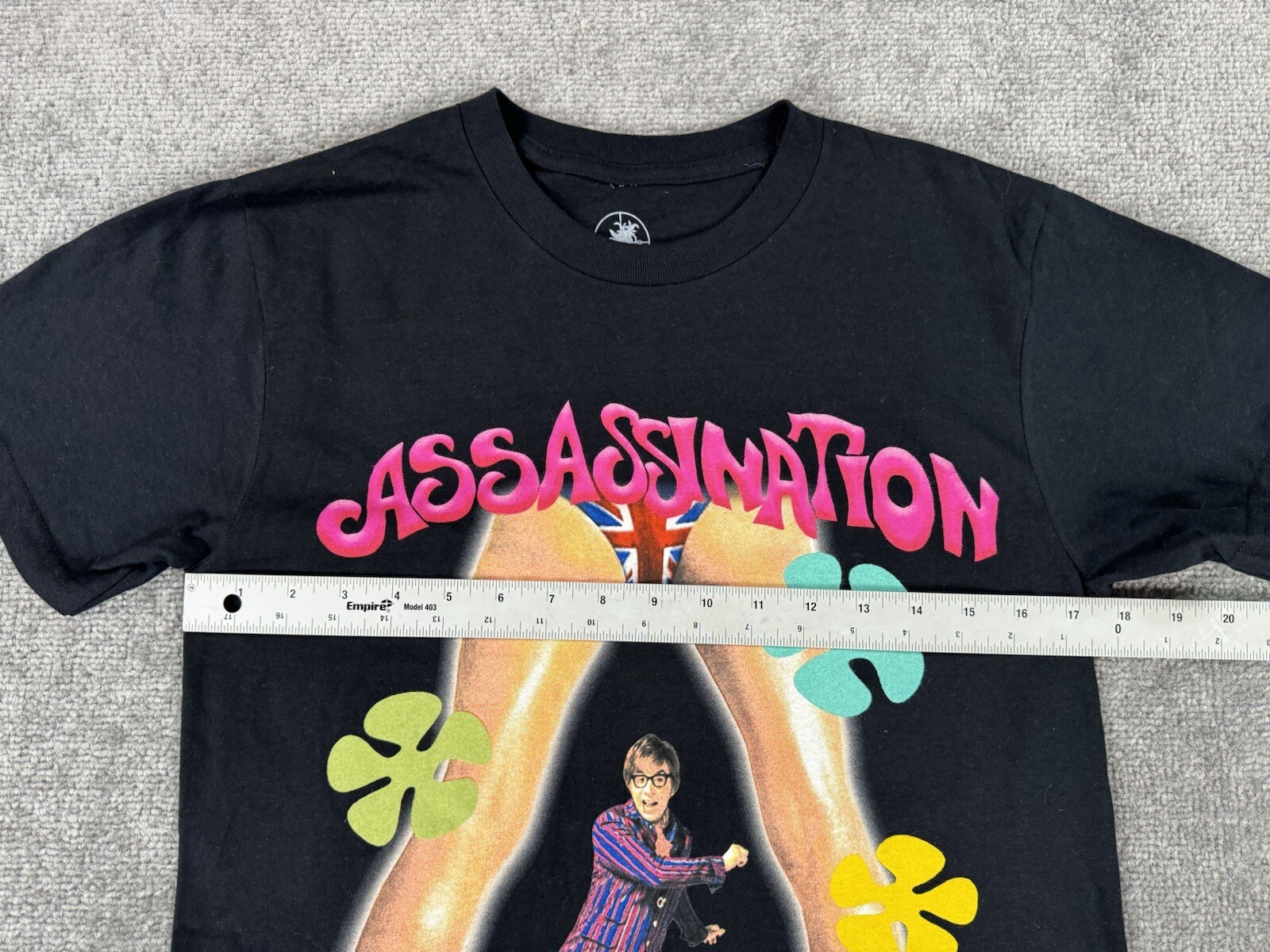 Drake Shirt Mens Small Black Assassination Vacation Austin Powers 2019 Tour EU gallery