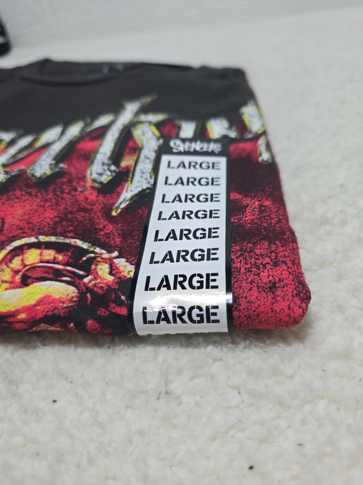 Frank Frazetta Berserker Graphic T-Shirt $29.99 Retail Men's Size Large (FRAZ) gallery