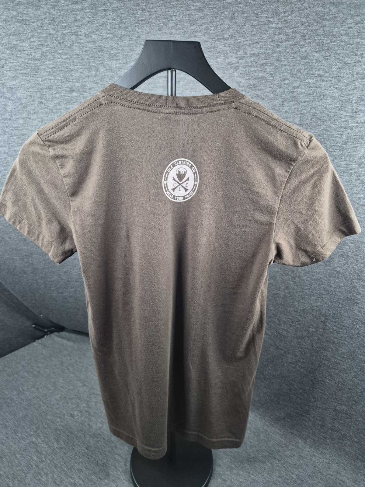 Let's Go Sports M Brown Crew Neck Graphic Funny Print T-Shirt gallery