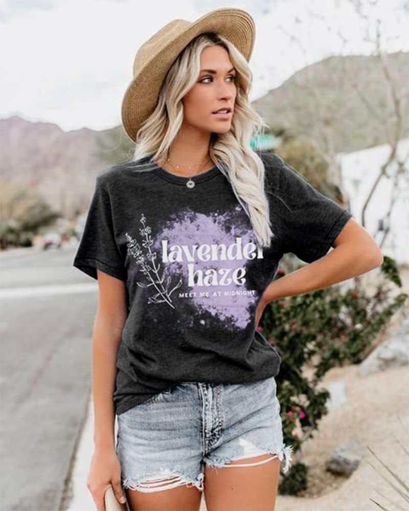 Lavender Haze Album Meet Me at Midnight Women's Shirt T-Shirt Music Lover XXL gallery