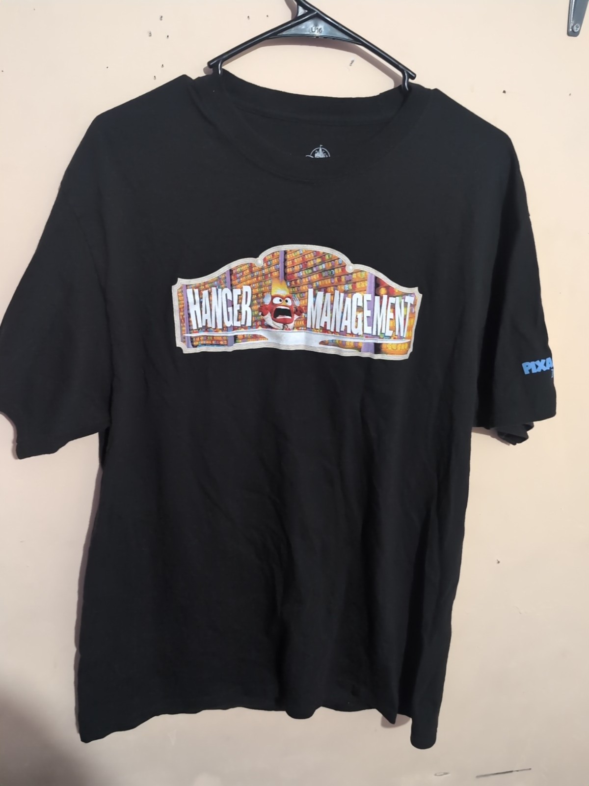 Disney Pixar Fest Inside Out Anger Hanger Management Unisex Shirt Size Large