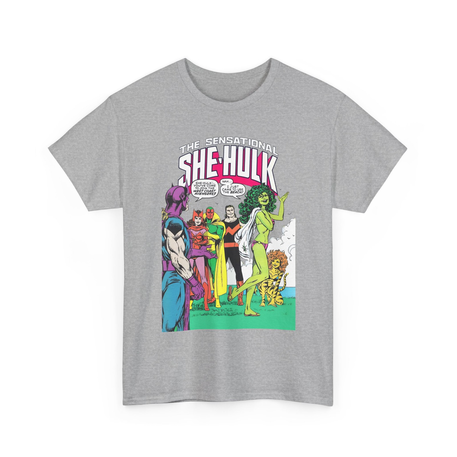She-Hulk T-Shirt - John Byrne Art - West Coast Avengers - Marvel Comics gallery