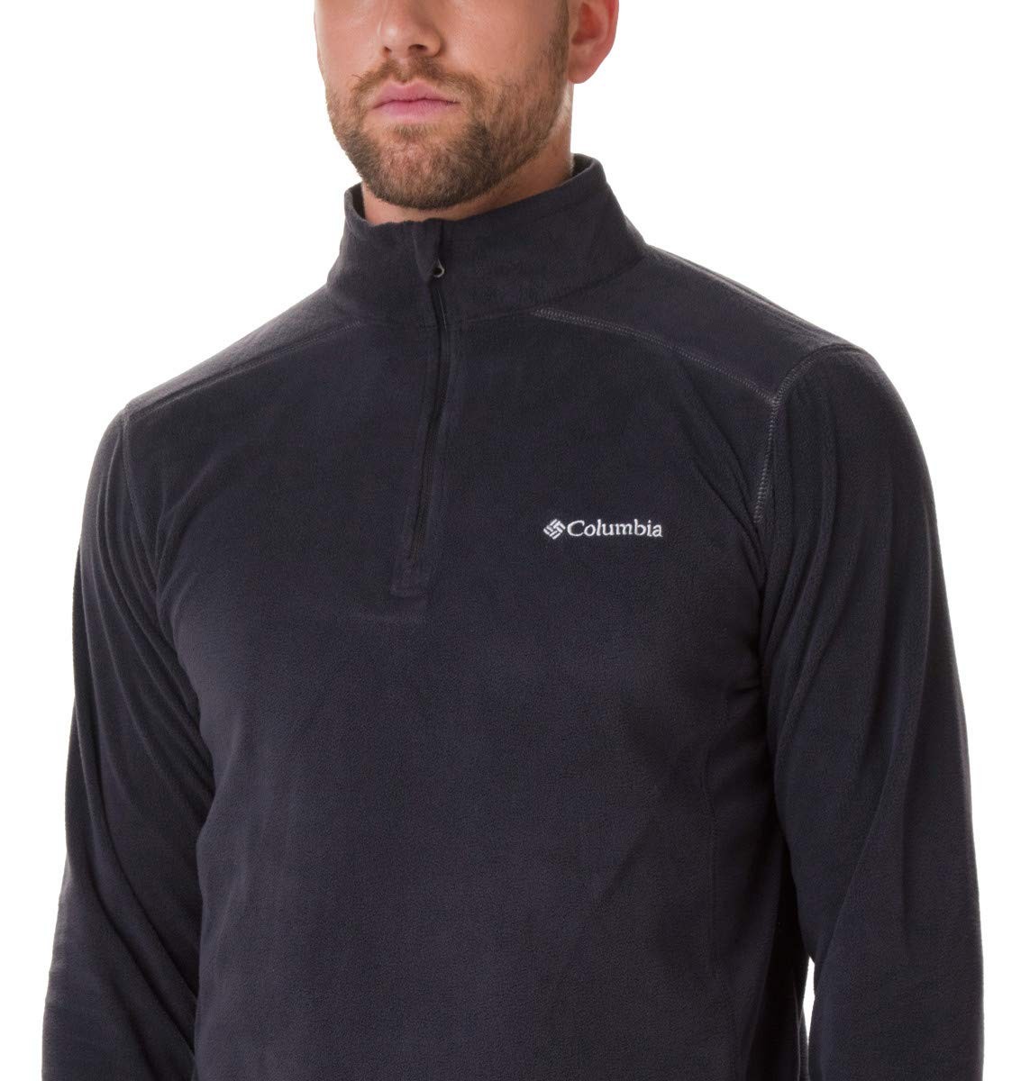 Columbia Mens Klamath Range II Half Zip Fleece Jacket, Black, 3X gallery