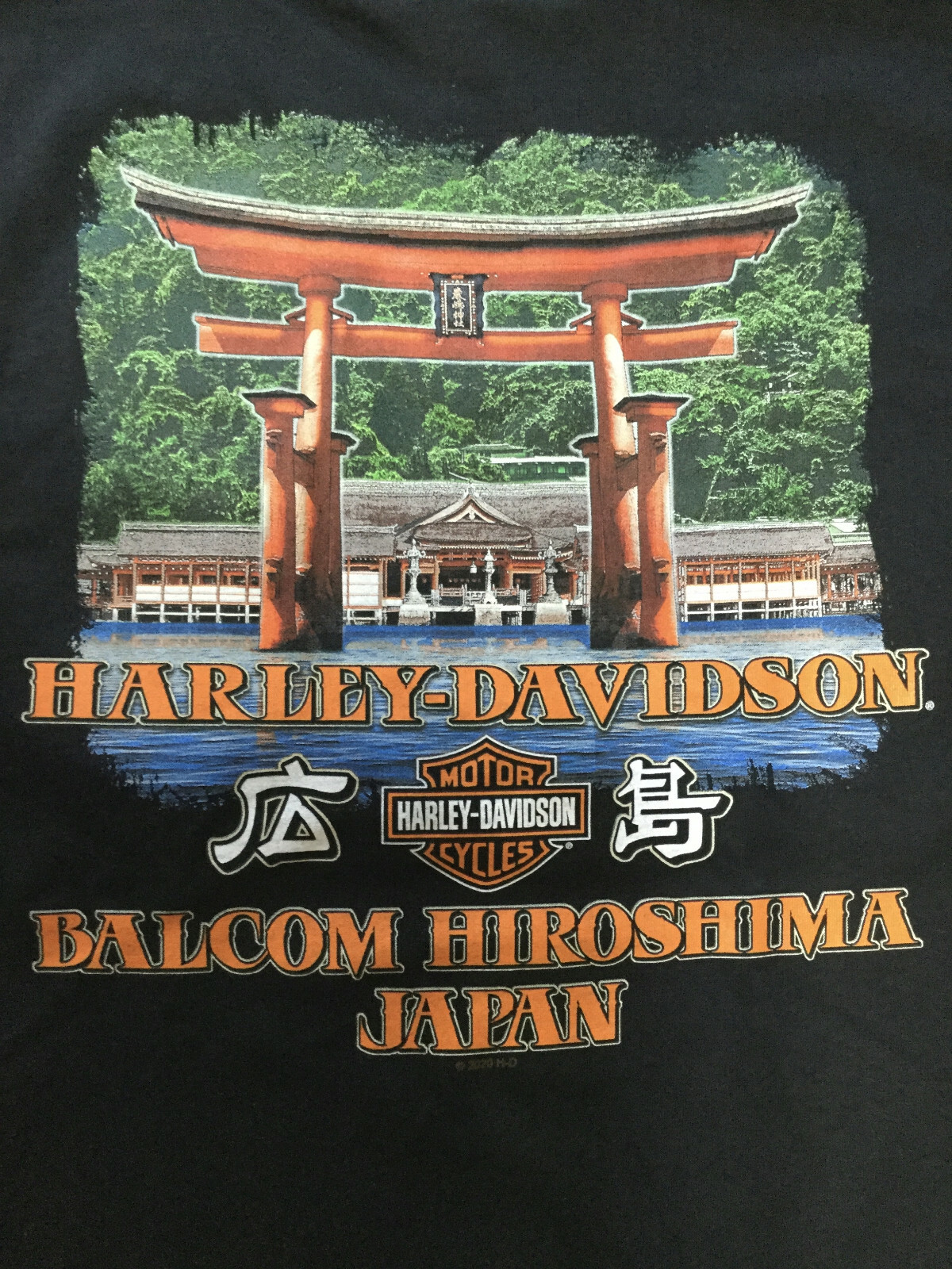 "NEW" (2020) !Japanese Hiroshima Harley Davidson Japan T-Shirt Size XL gallery