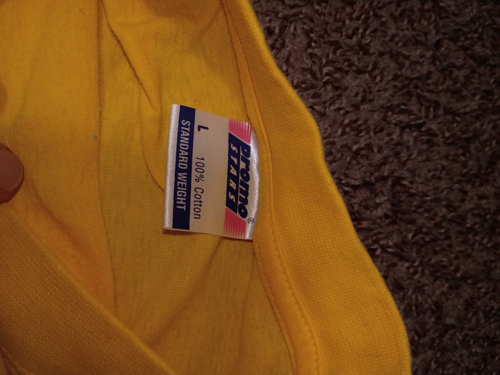 Vintage I Climbed The Great Wall Of China Shirt 90s Yellow Large gallery