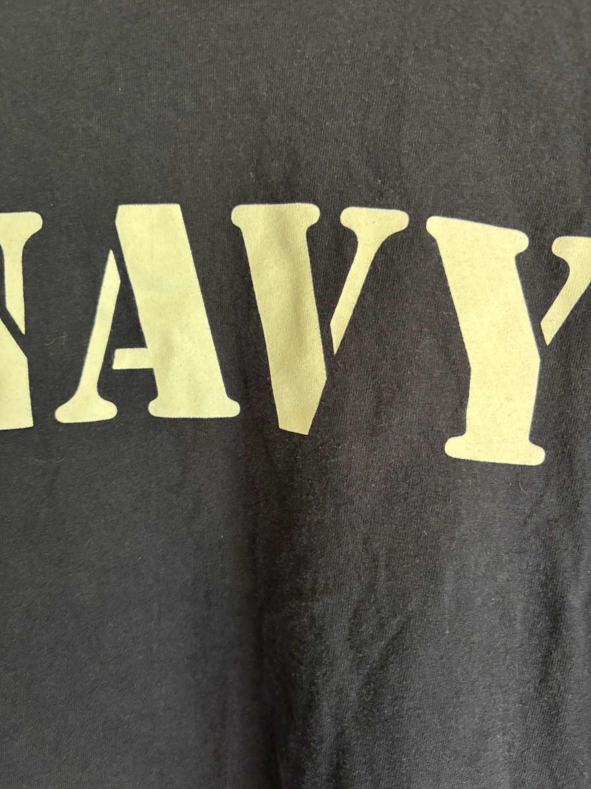 United States Navy T and ironically the color is navy with white lettering. XXL gallery
