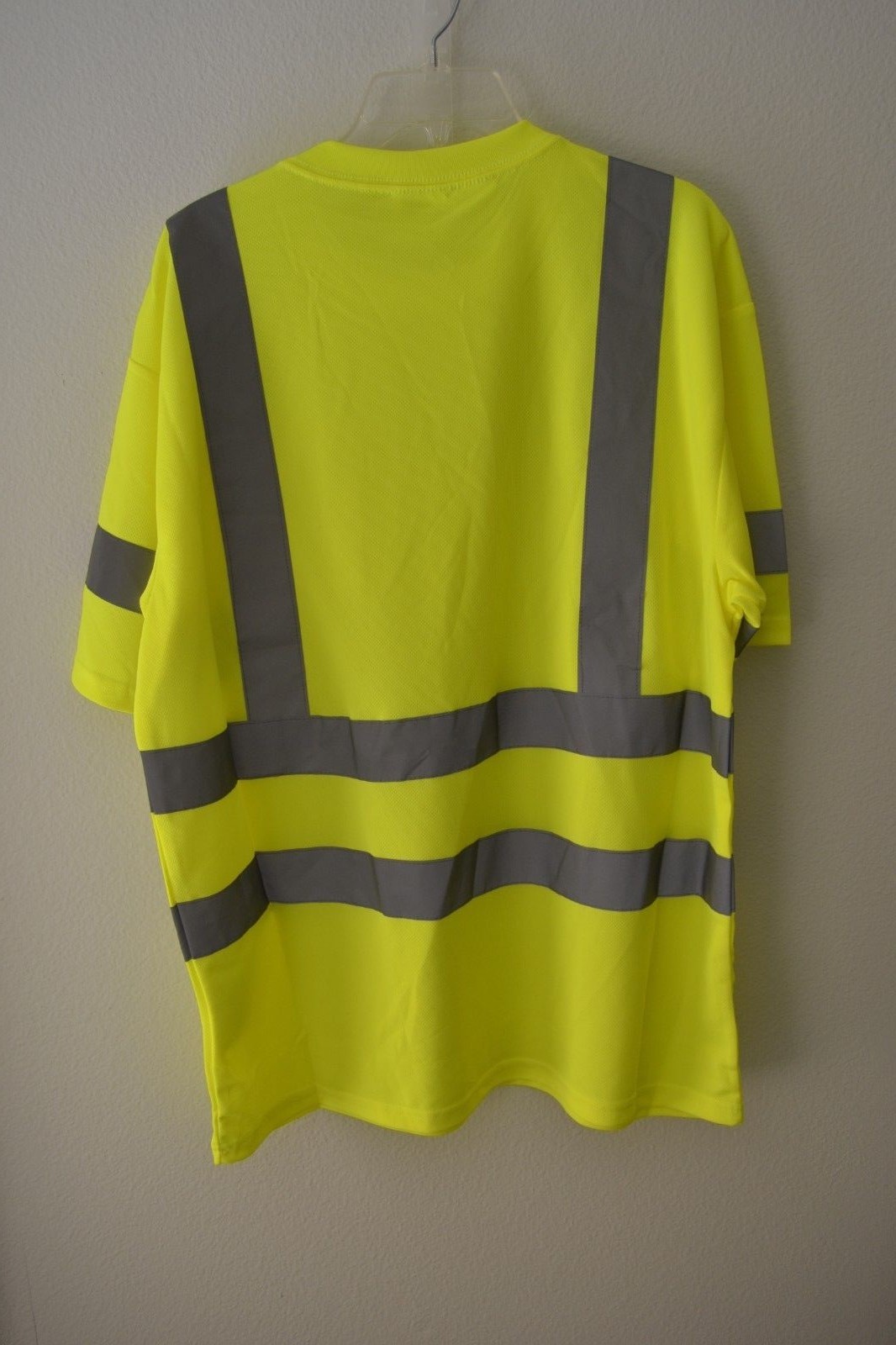 Key Apparel ANSI II Class 3 Hi-Visibility Pocket T-Shirt Hi-Vis Yellow Sz XLR gallery