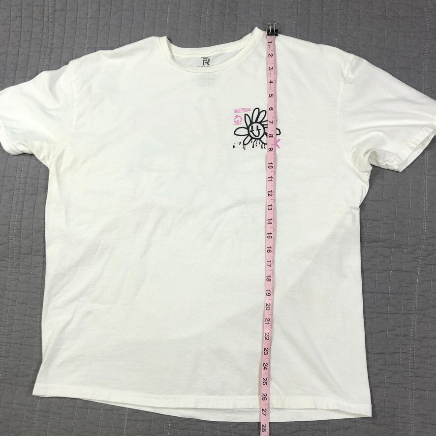FKN Rich T Shirt Men XL White Graffiti Streetwear Modern Art Summer Collection gallery