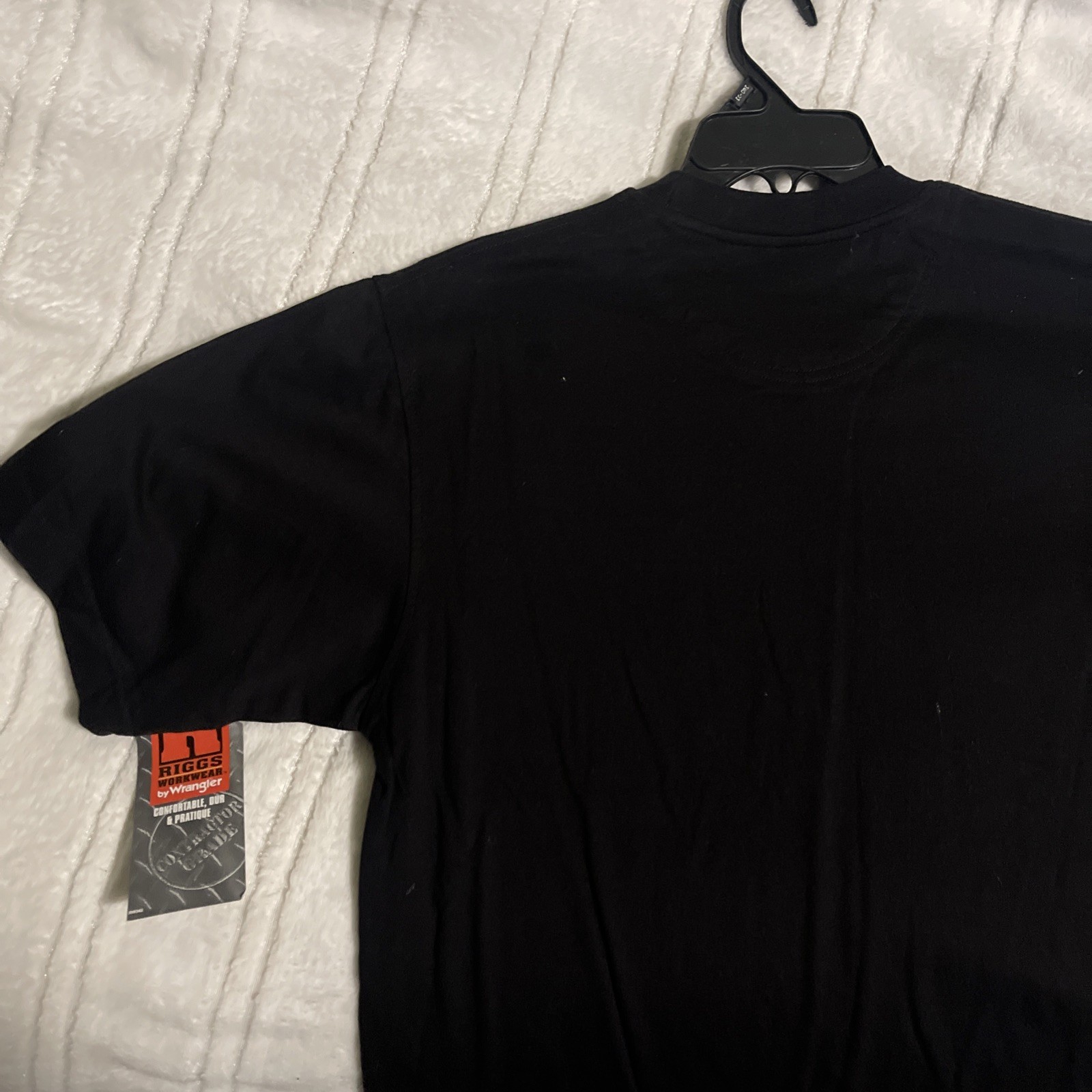 Wrangler Riggs Workwear Short Sleeve Pocket Utility Loop T Shirt Mens black gallery