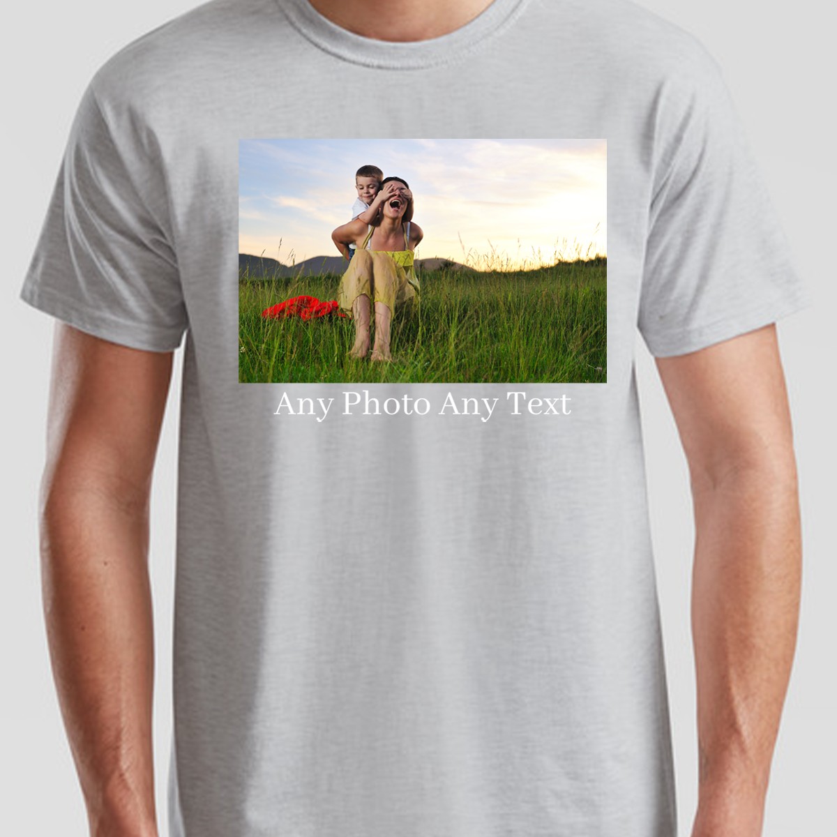 Personalised Unisex Stag T Shirt Custom Image Picture Photo Text Customised Tee gallery