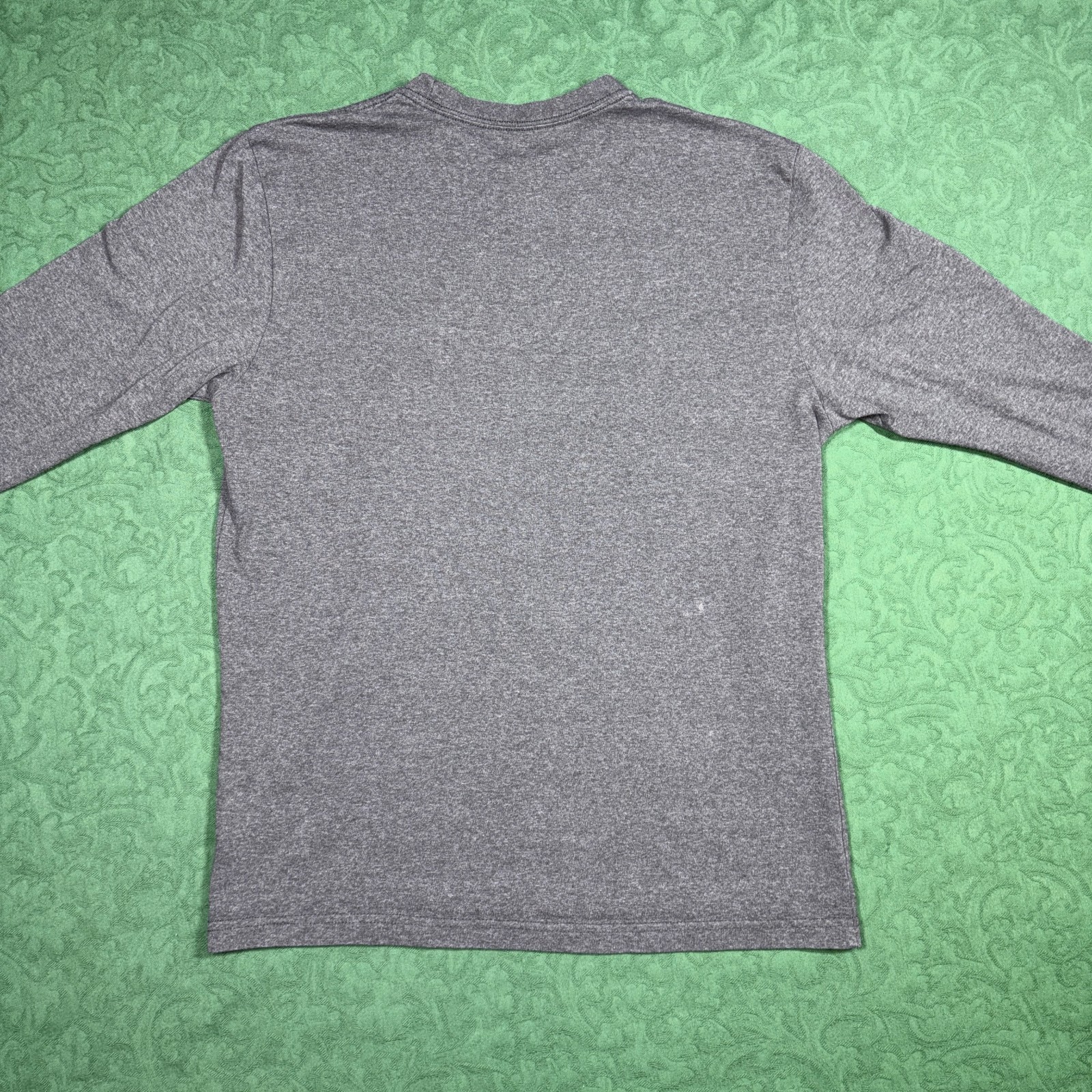 Milwaukee Long Sleeve Pocket T-shirt Mens Medium Charcoal Gray Heavy Duty Work gallery