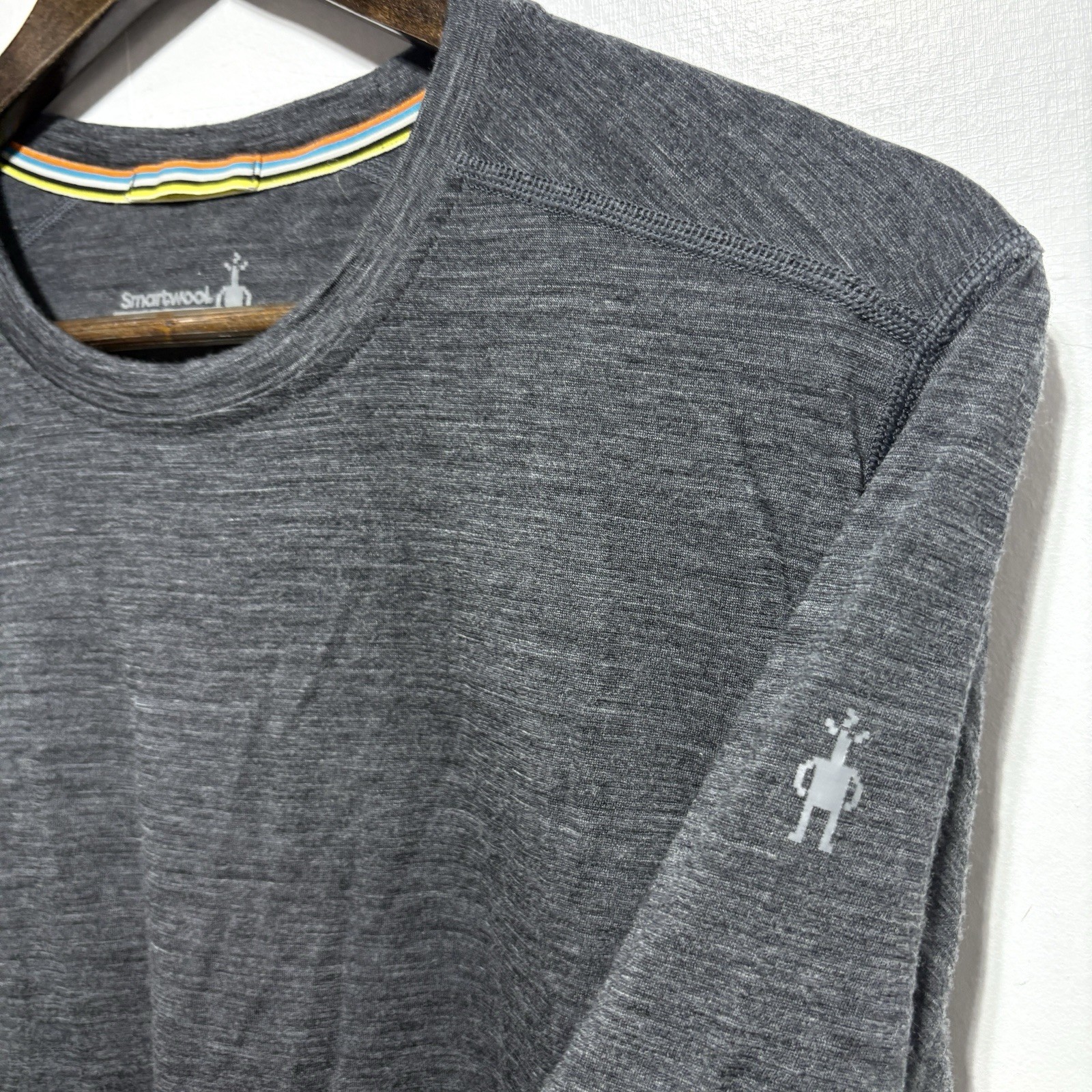 Smartwool T Shirt Mens M Gray Baselayer Merino Wool Short Sleeve Crew Neck gallery